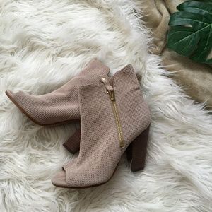 Guess Open Toe Suede Boot